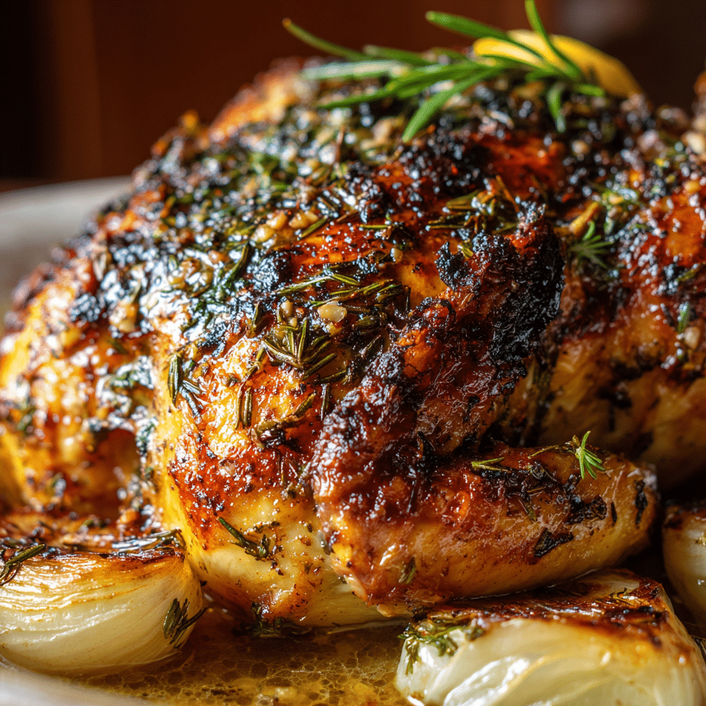 Lemon and Garlic Roast Chicken