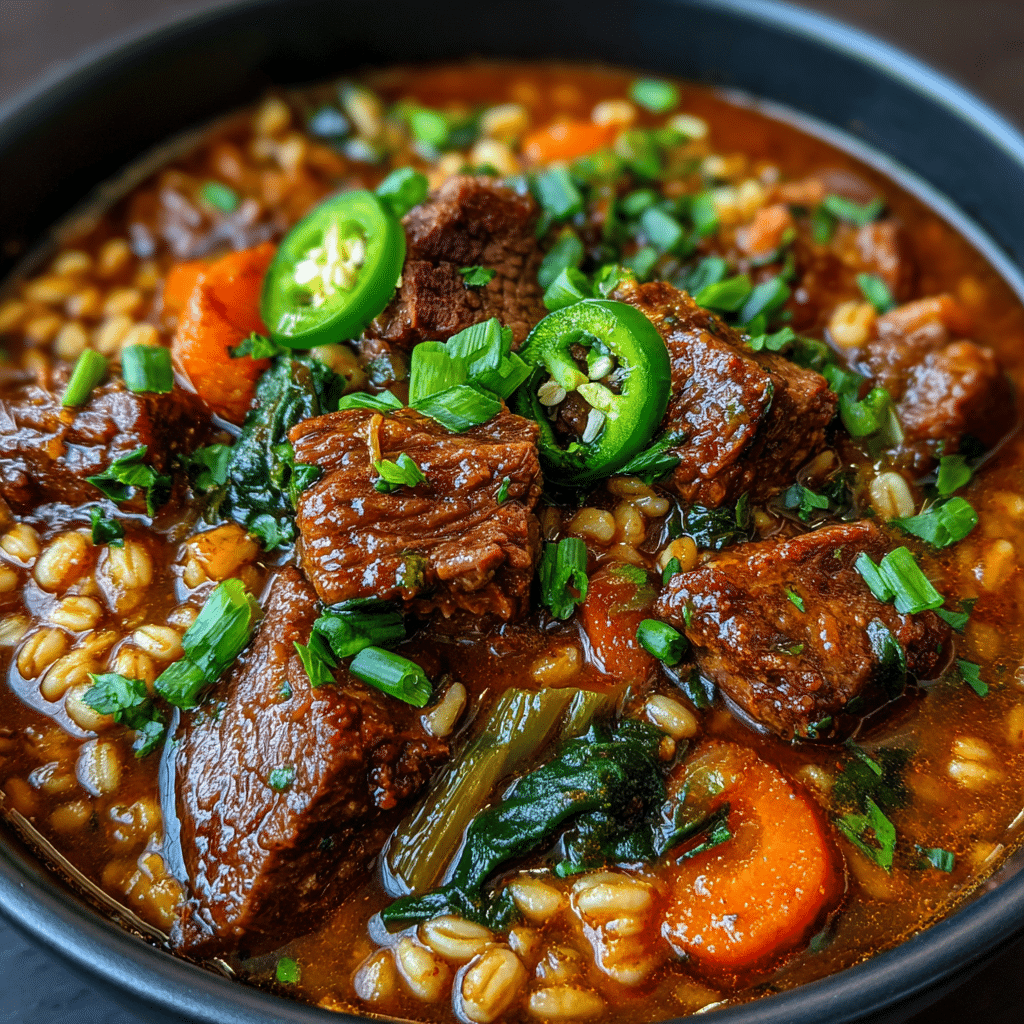 Beef Barley Soup
