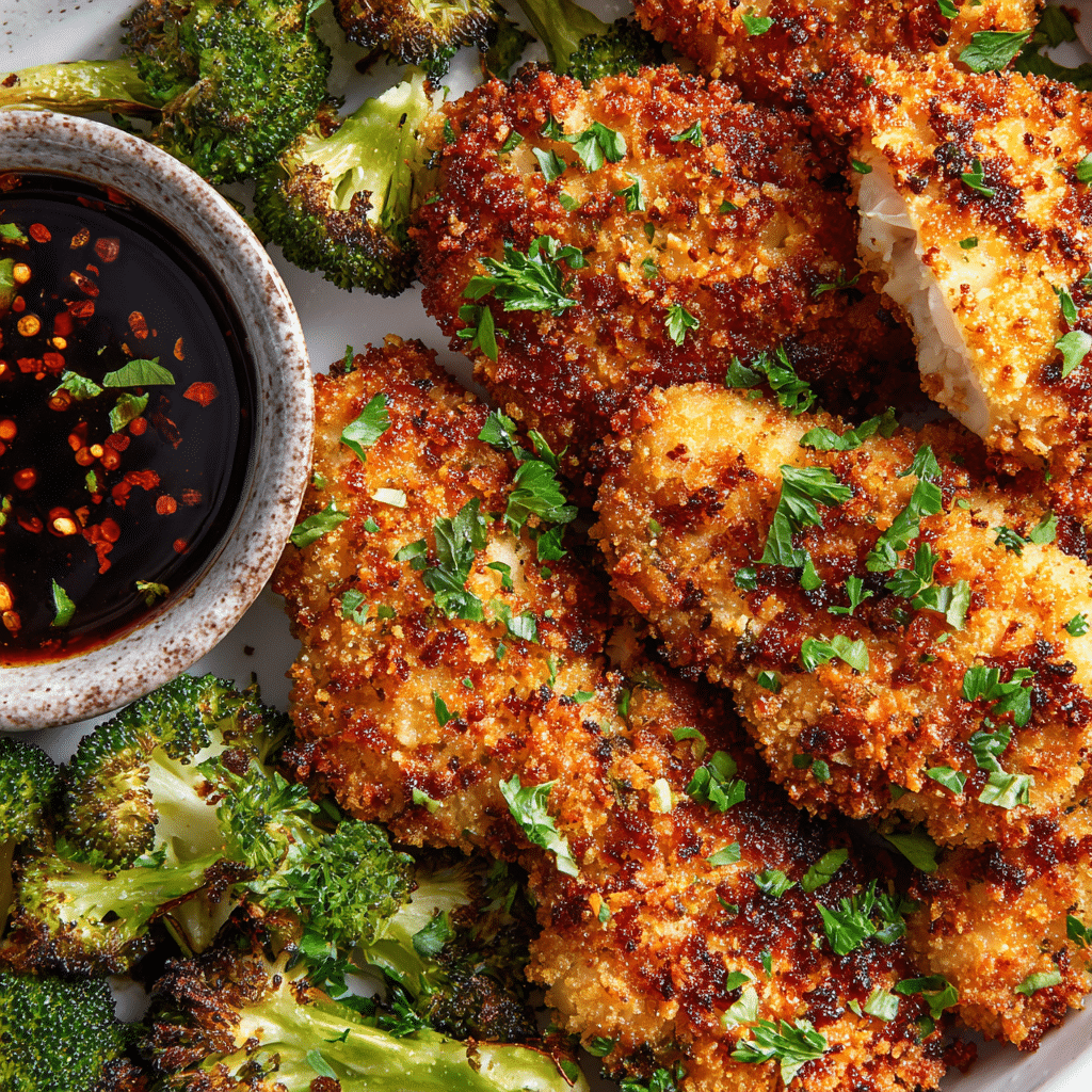 Oven Fried Chicken Thighs