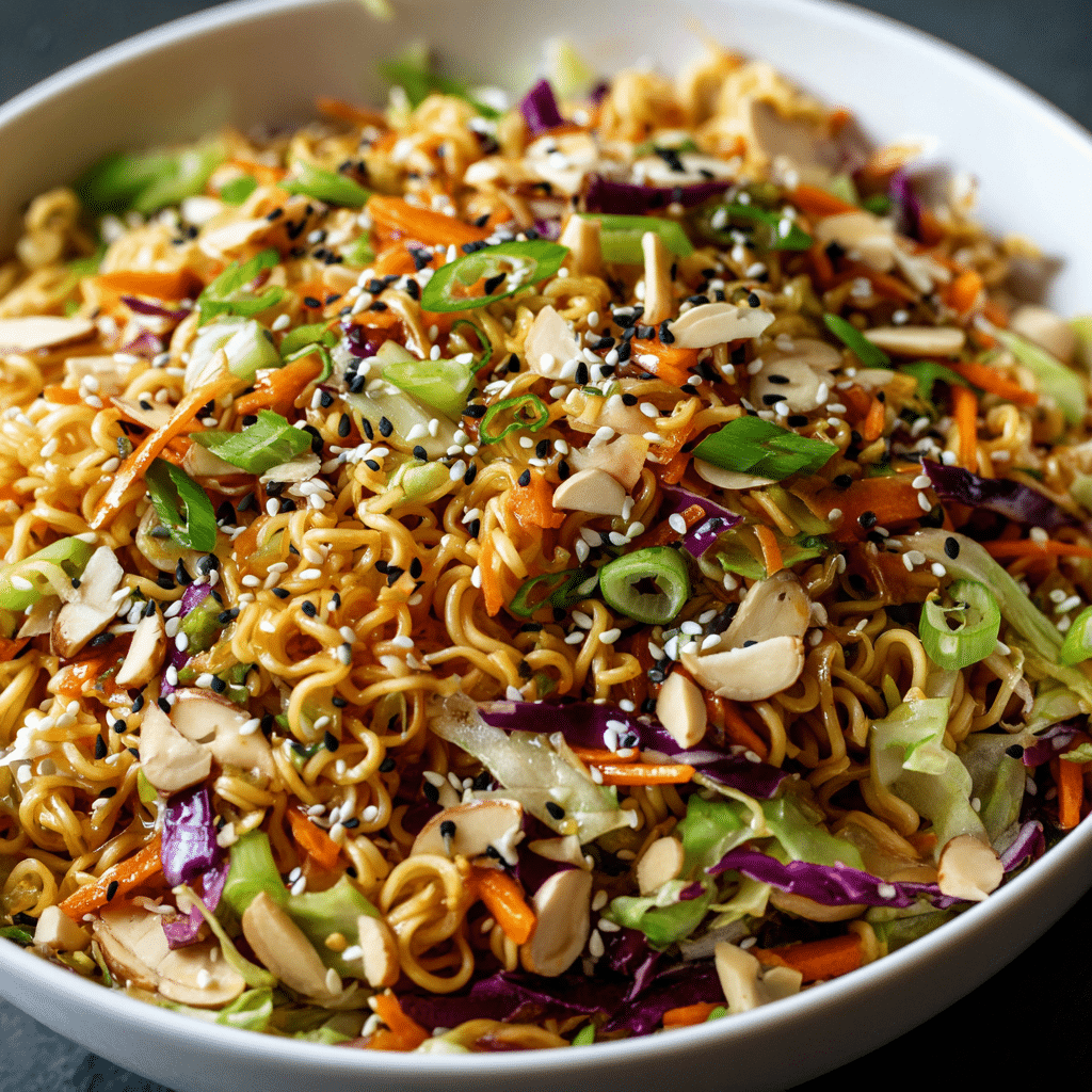 Ramen Noodle Salad with Cabbage (Quick, Crunchy & Delicious)