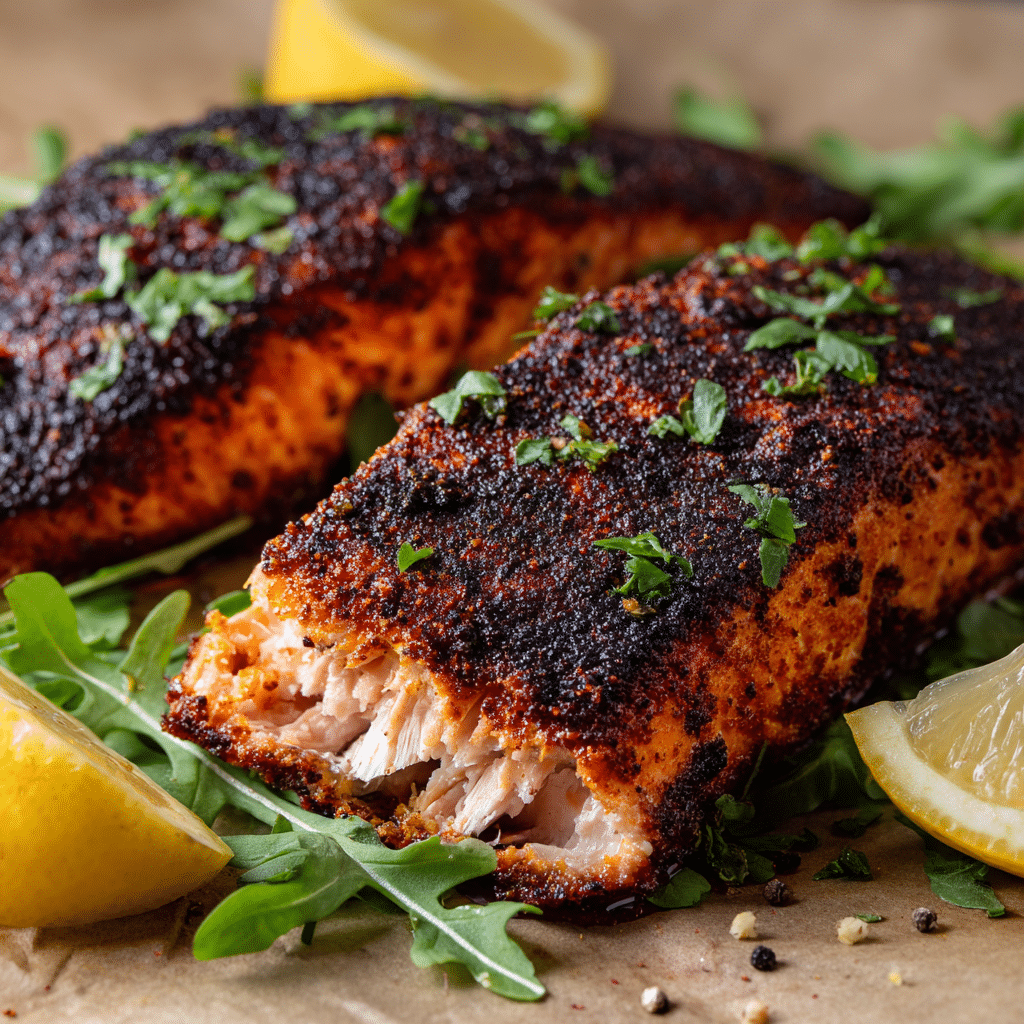 Sumac Blackened Salmon