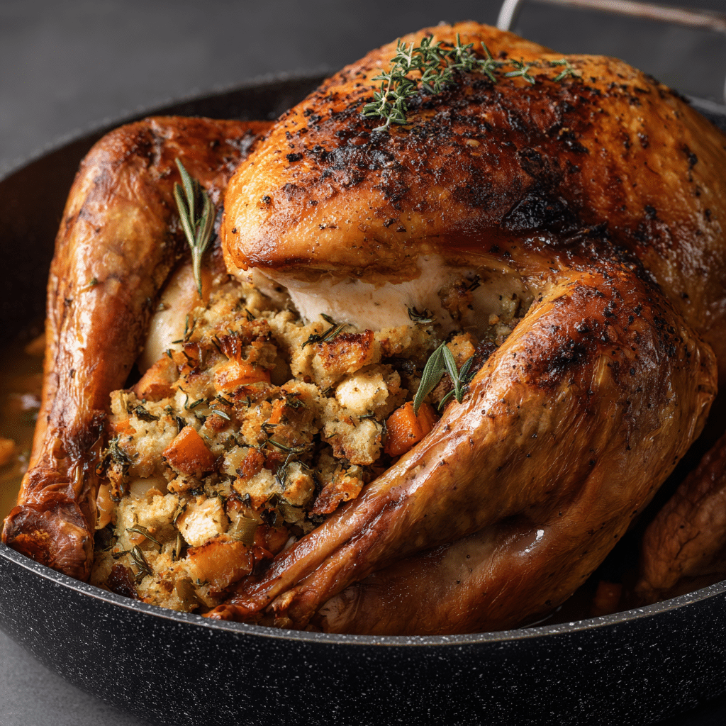 Oven Roasted Stuffed Turkey (Easy, Keto, Low Carb, Gluten-Free)