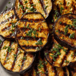 Garlic Parmesan Grilled Eggplant (Gluten-Free, Low Carb, Keto)