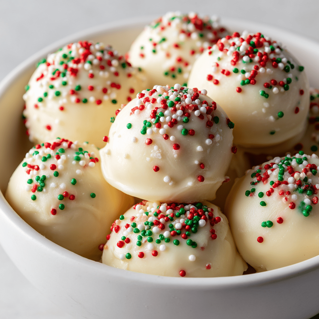 Vegan No Bake Christmas Almond Balls (Gluten-Free)