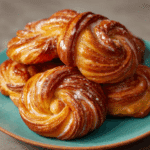 Peach Pie Cruffins