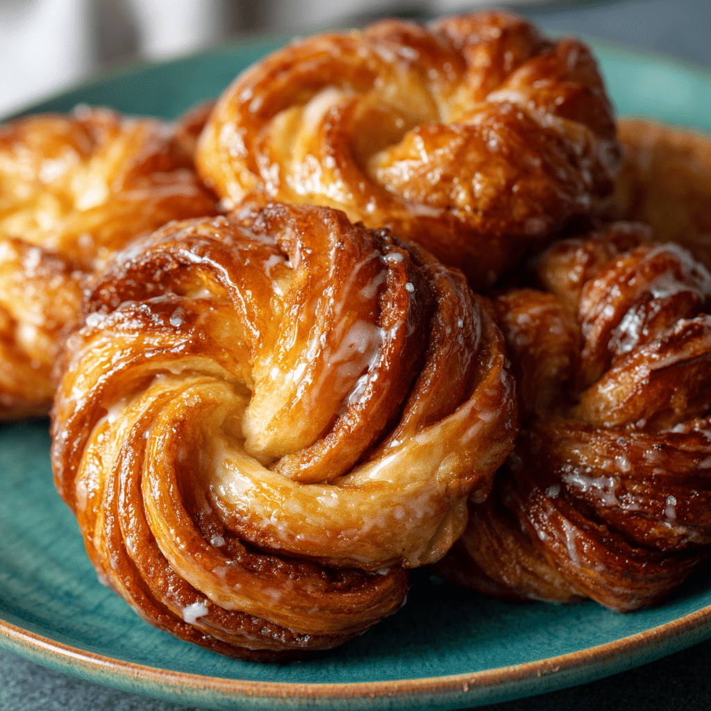 Peach Pie Cruffins