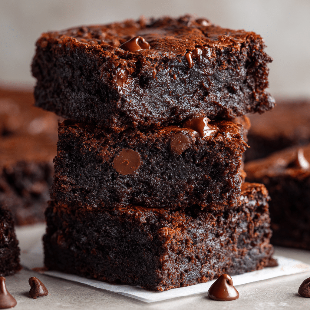 Double Chocolate Einkorn Brownies
