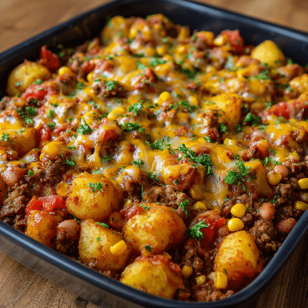 Slow Cooker Cowboy Casserole
