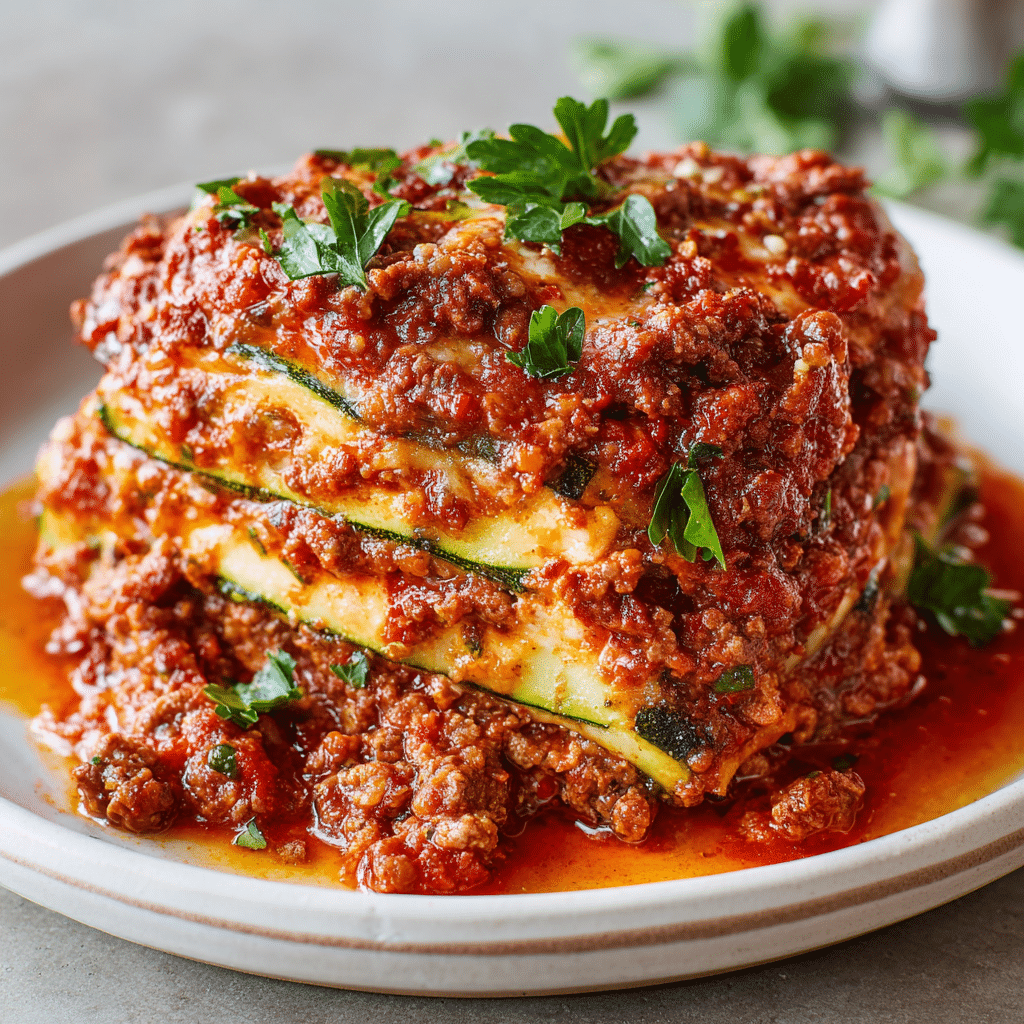 Slow Cooker Zucchini Lasagna (Gluten-Free, Low Carb, Keto)