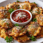 Crispy Pan Fried Ravioli