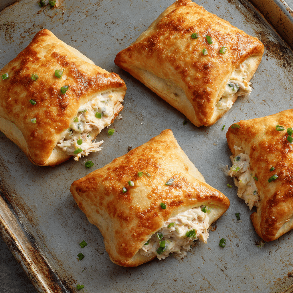 Cream Cheese Chicken Croissants