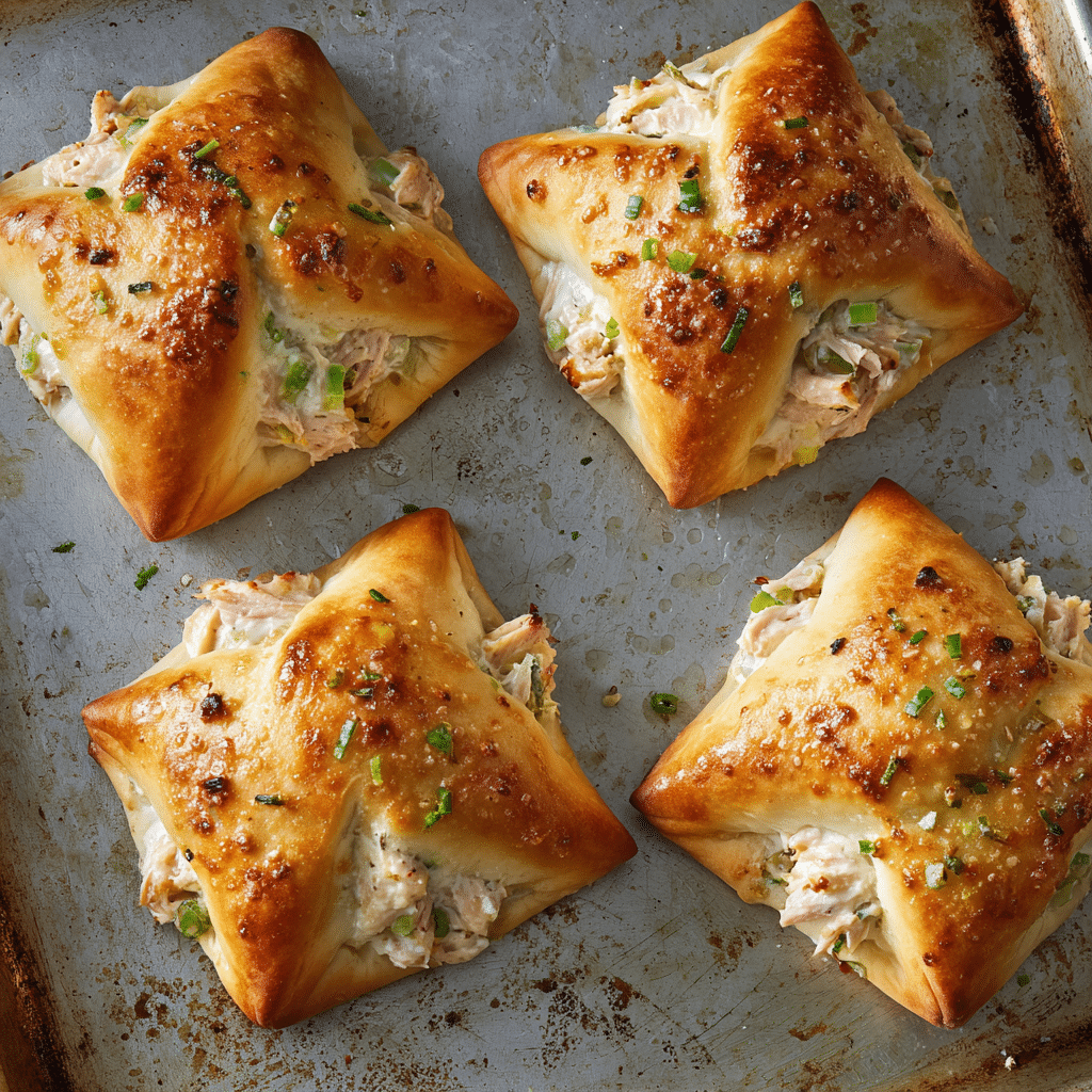 Cream Cheese Chicken Croissants