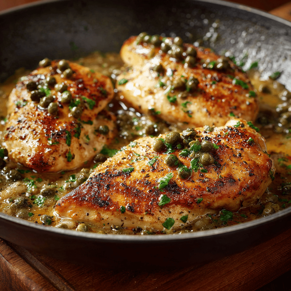 One Pot Chicken Piccata (30-Minutes)