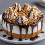 Hot Fudge Sundae Brownie Cheesecake