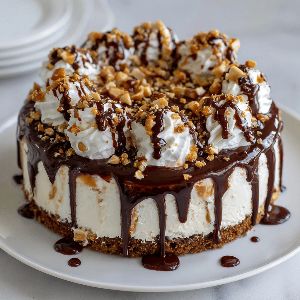 Hot Fudge Sundae Brownie Cheesecake