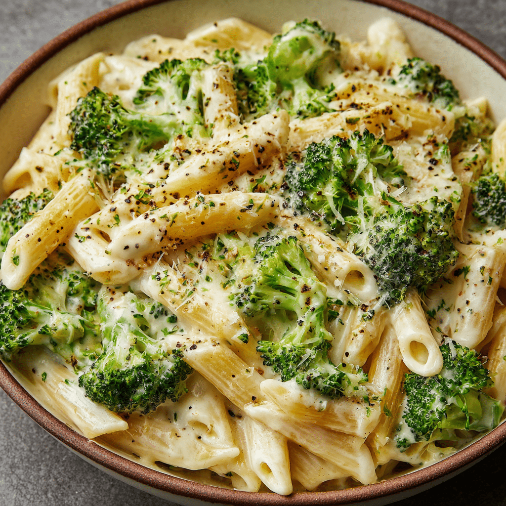 Boursin Cheese Pasta with Broccoli