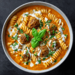 Creamy Italian Meatball Soup