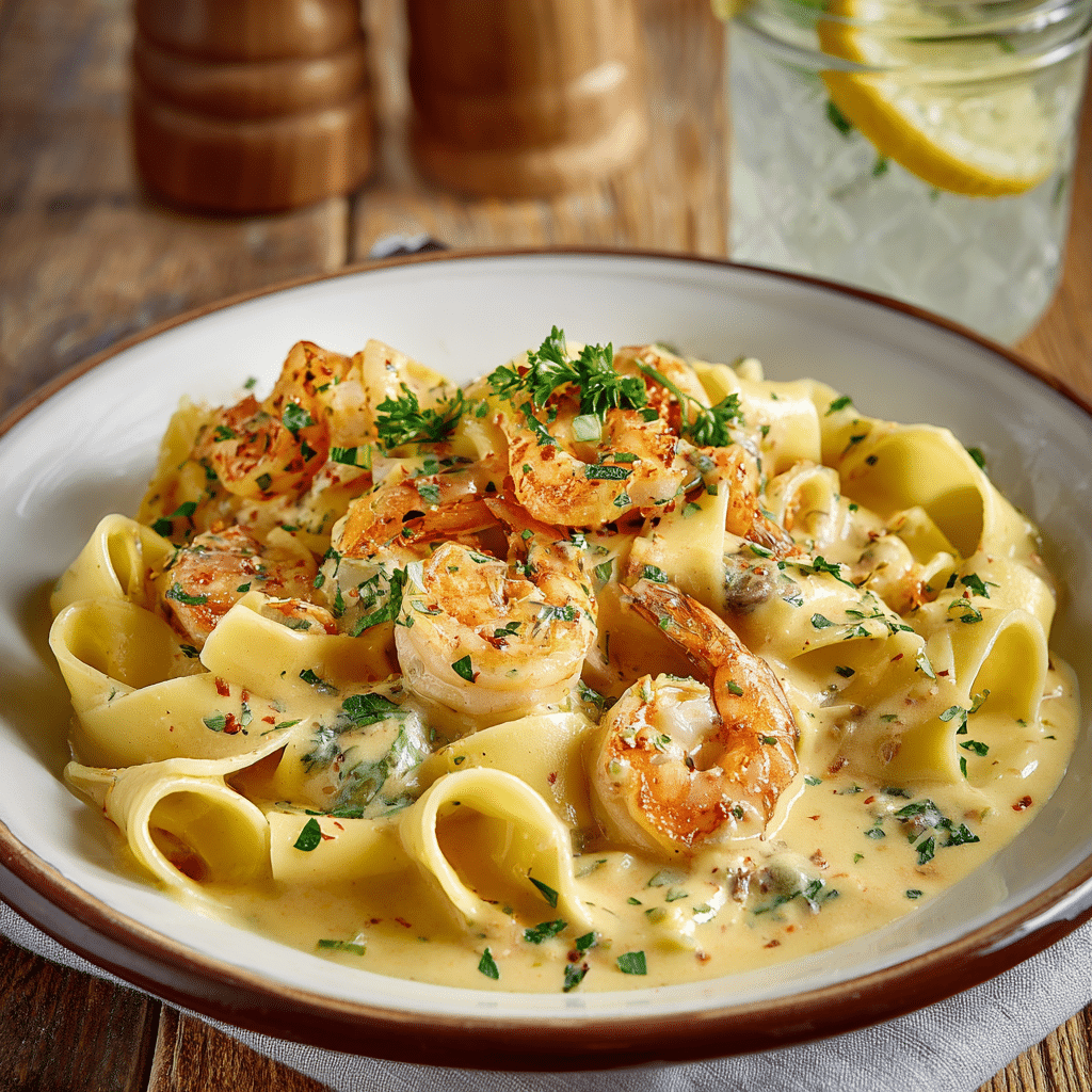 Creamy Jamaican Shrimp Rasta Pasta