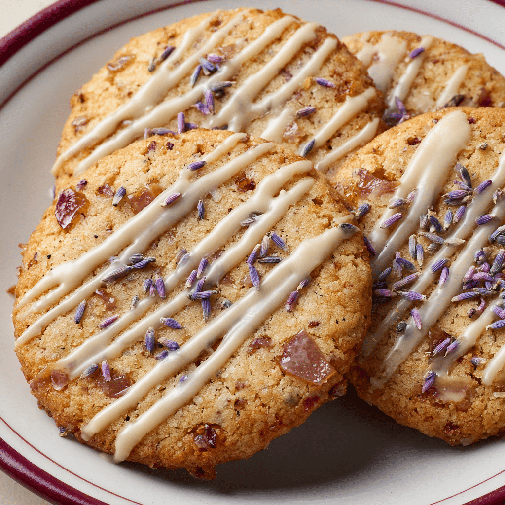Lavender Honey Crunch Cookies