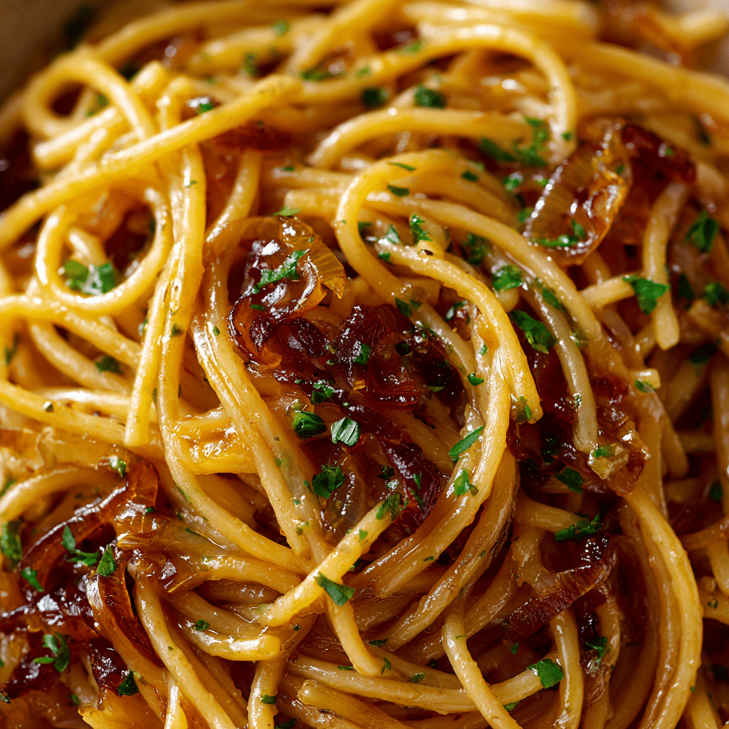 Caramelized Onion Pasta