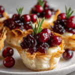 Cranberry Brie Bites