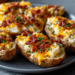 Loaded Smashed Potatoes