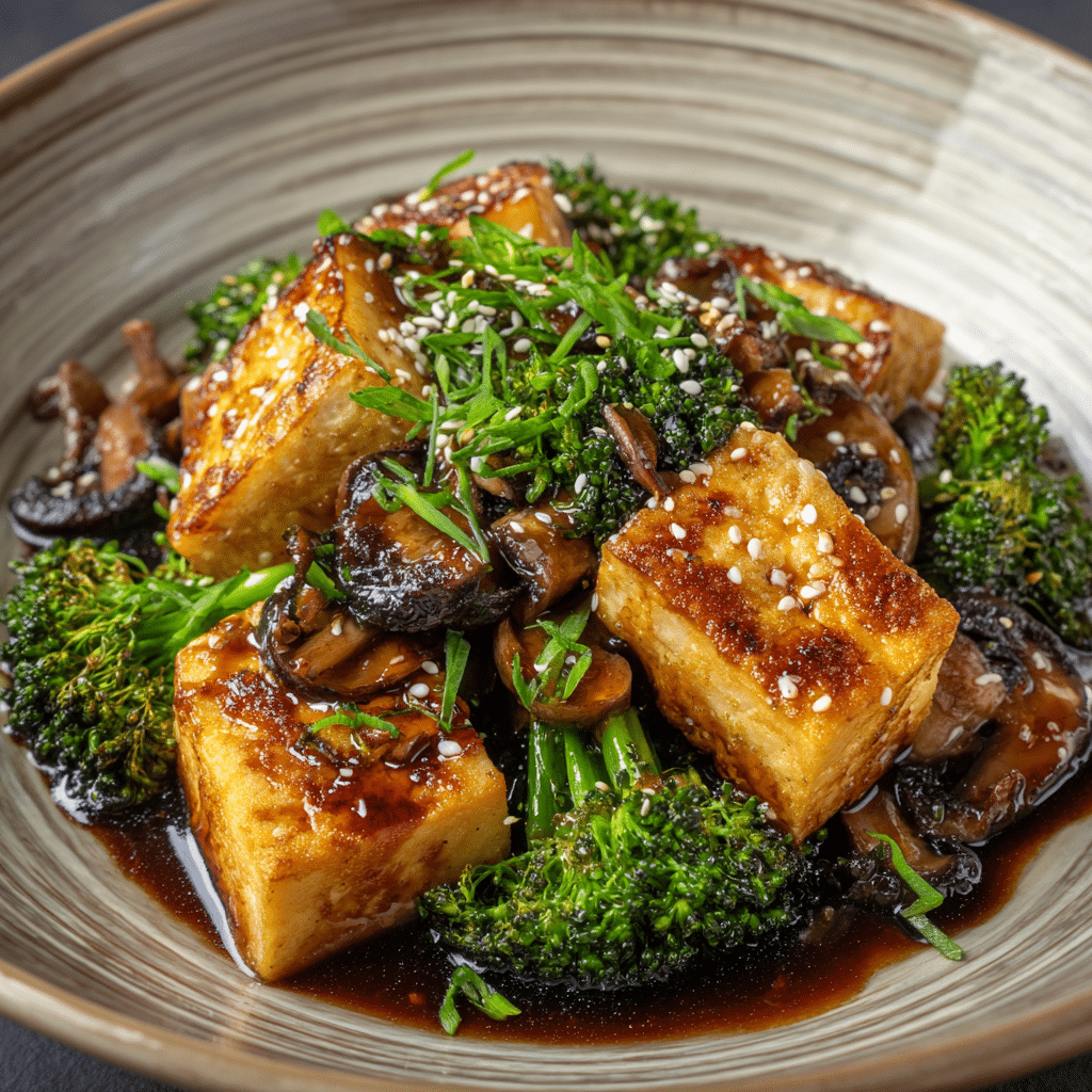 Mushroom and Tofu Stir-Fry (25-Minutes)