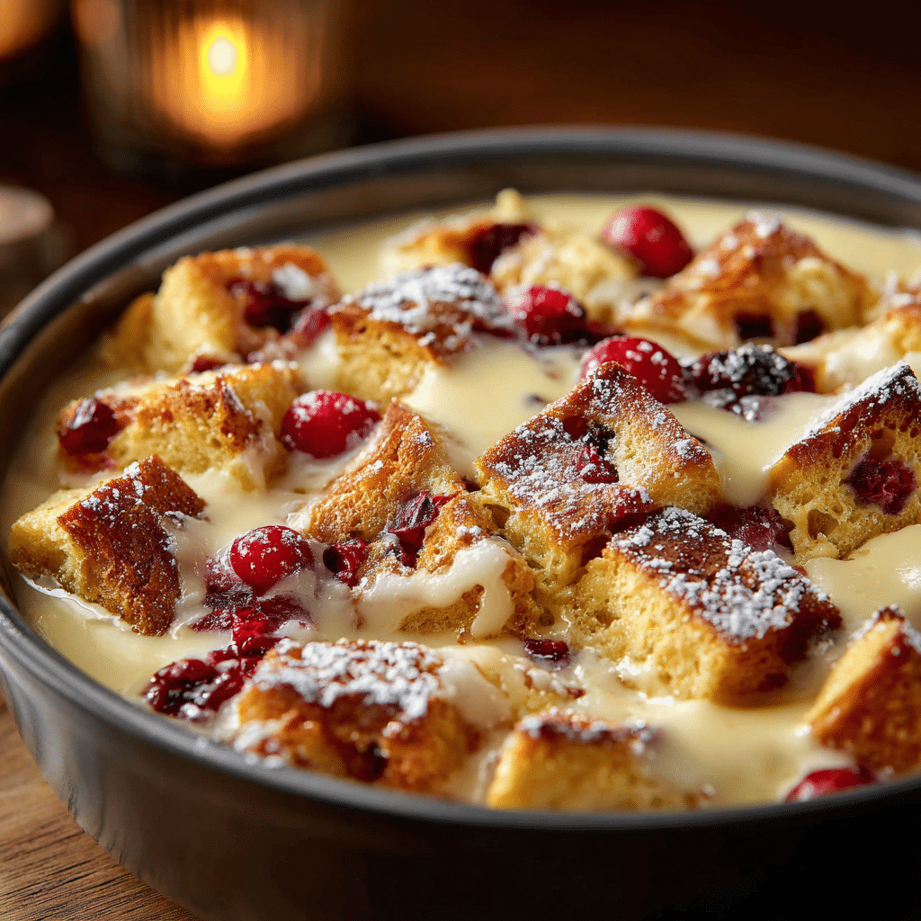 Eggnog Bread Pudding