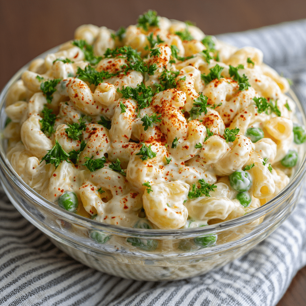Creamy Cajun Macaroni Salad
