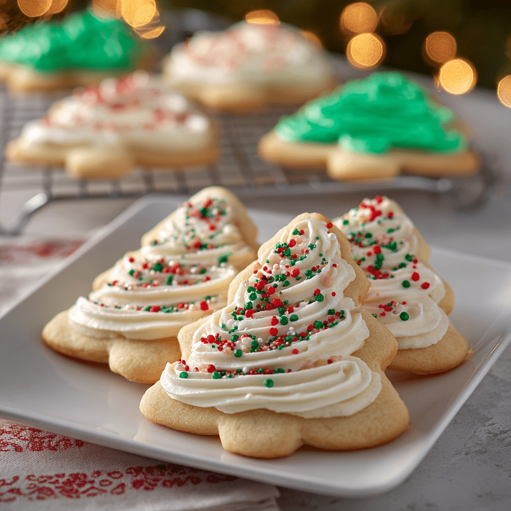 Soft Frosted Christmas Cookies