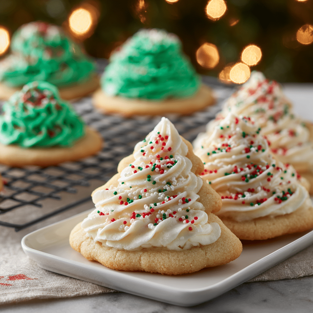 Soft Frosted Christmas Cookies