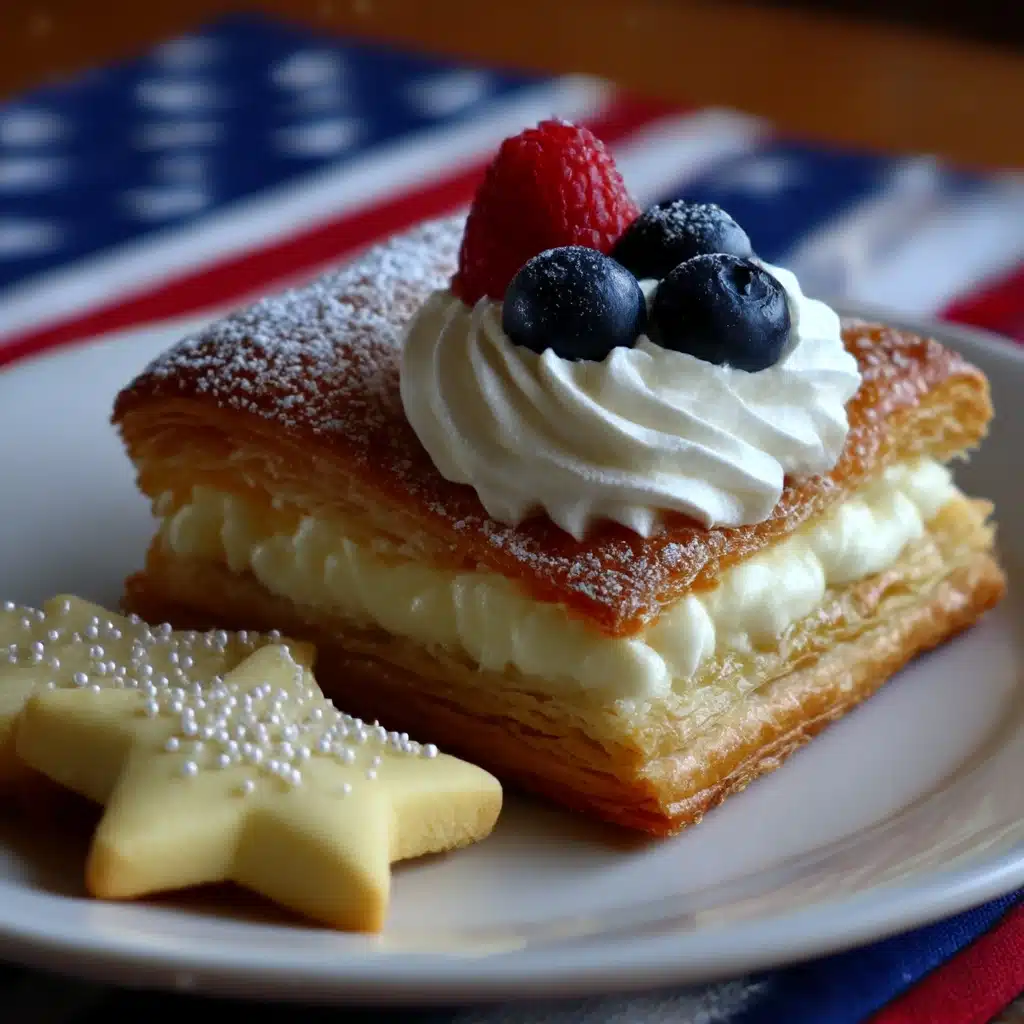 Patriotic Red, White and Blue Pastries Recipe - Recipe Image