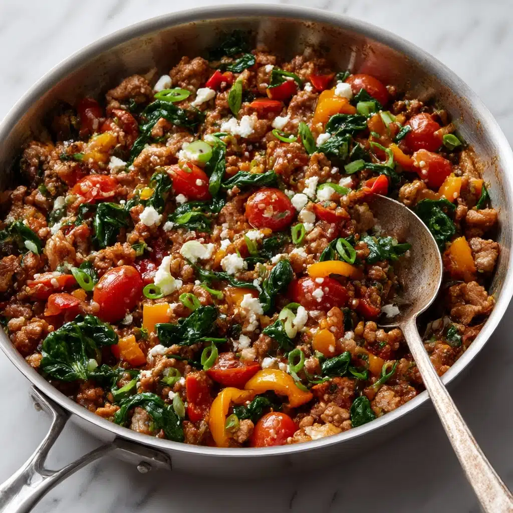 Mediterranean Ground Beef Stir Fry Recipe - Recipe Image