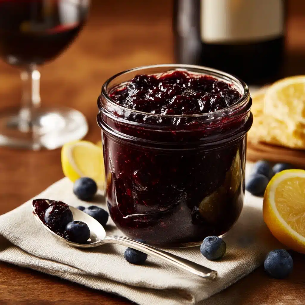 Blueberry Chardonnay Jam Recipe