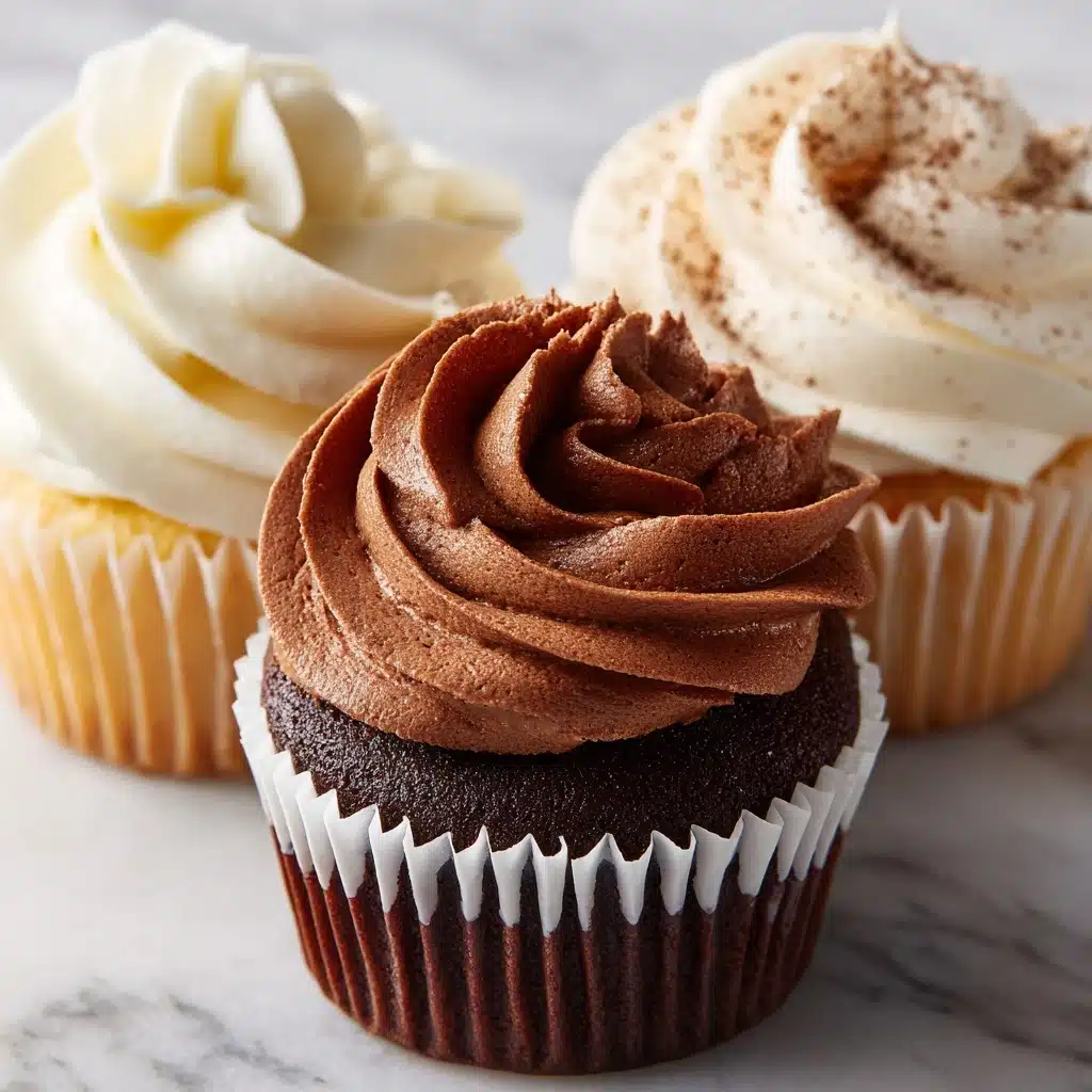 Buttercream Icing for Cupcakes (Vanilla and Chocolate) Recipe