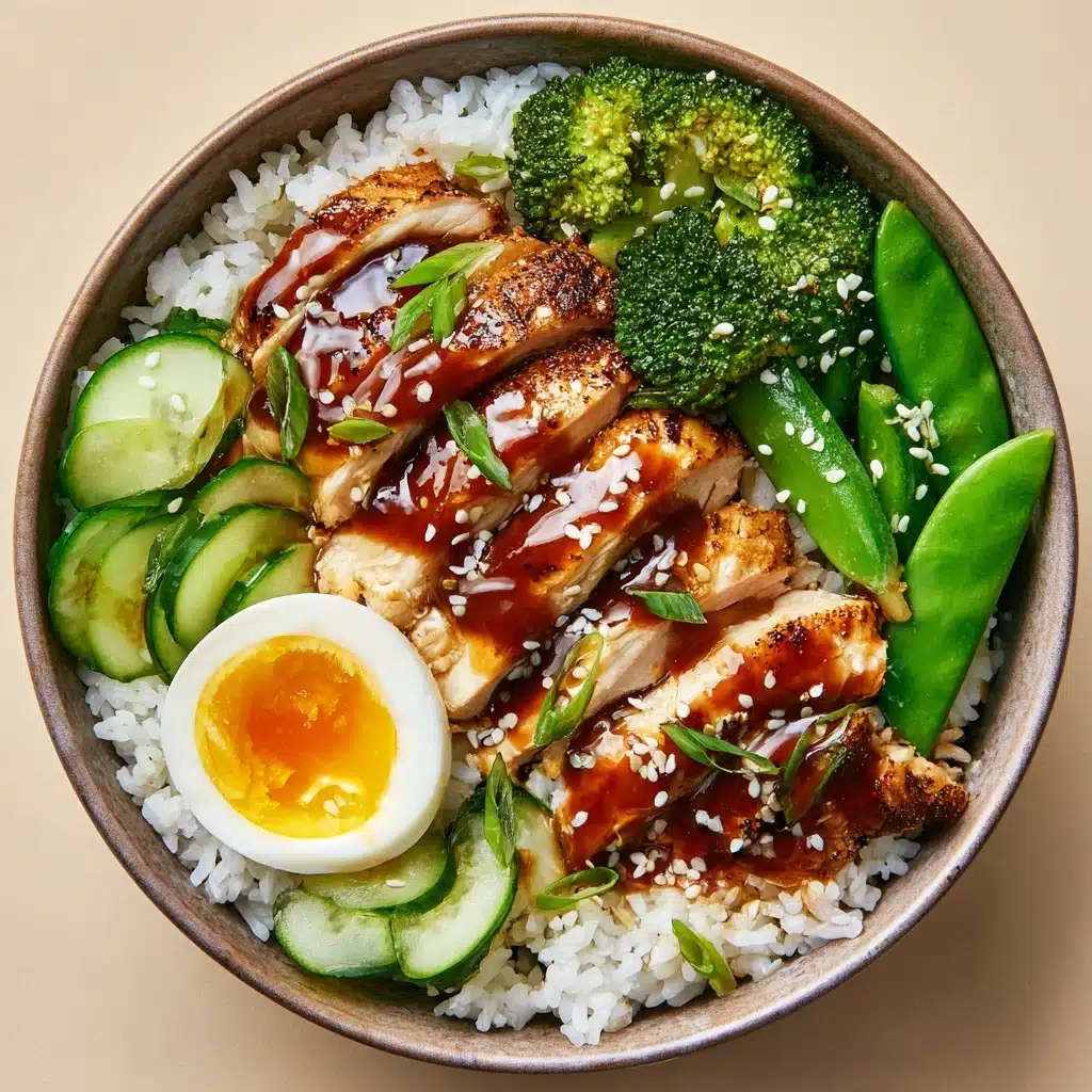 Sticky Chicken Rice Bowls Recipe
