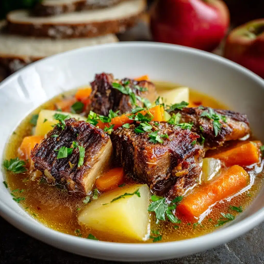 Apple Carrot Beef Rib Soup Recipe