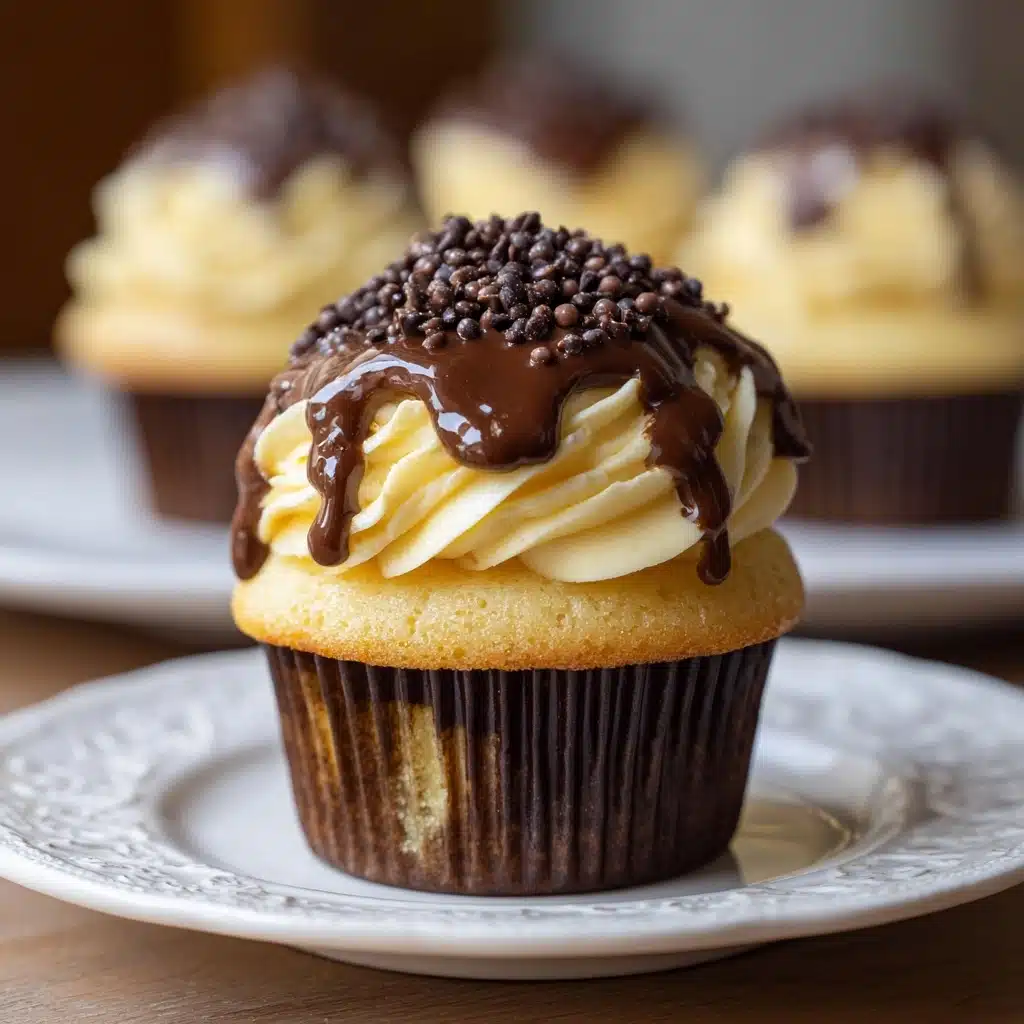 Boston Cream Pie Cupcakes Recipe - Recipe Image
