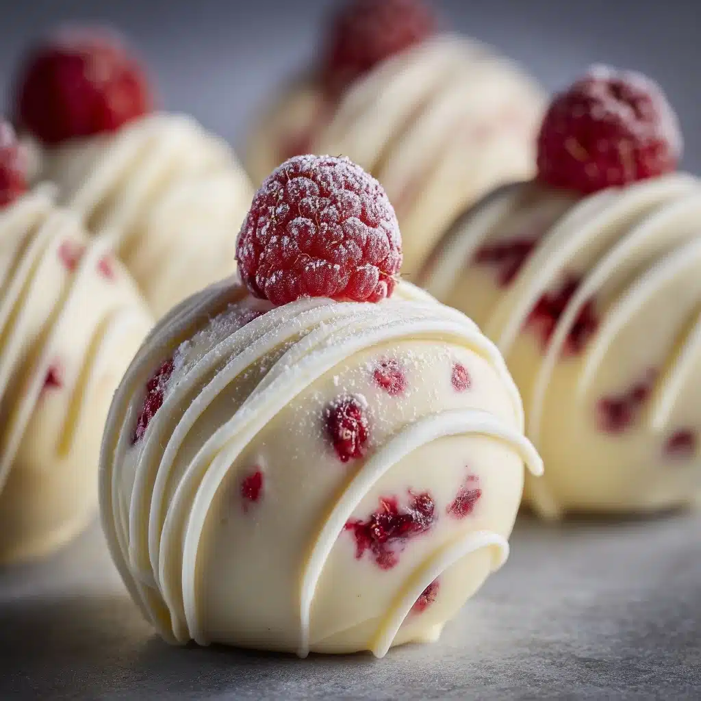 White Chocolate Raspberry Cheesecake Balls Recipe
