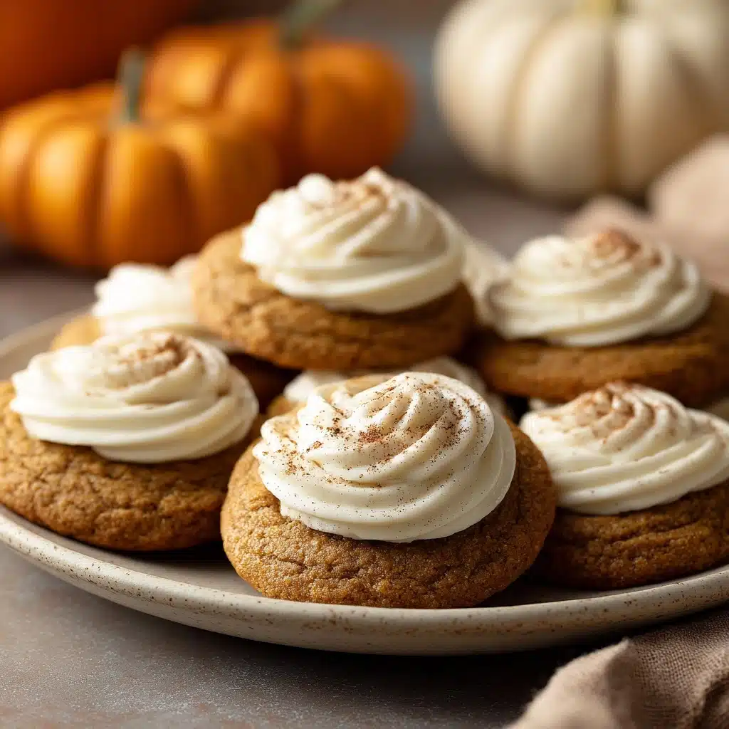 Soft Pumpkin Cookies with Cream Cheese Frosting Recipe