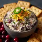 Holiday Cranberry Jalapeño Cream Cheese Dip Recipe