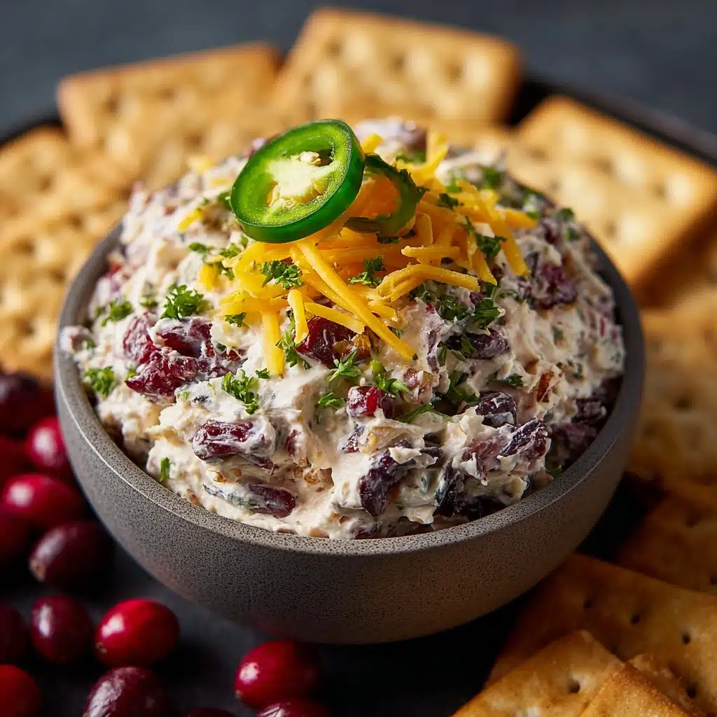 Holiday Cranberry Jalapeño Cream Cheese Dip Recipe