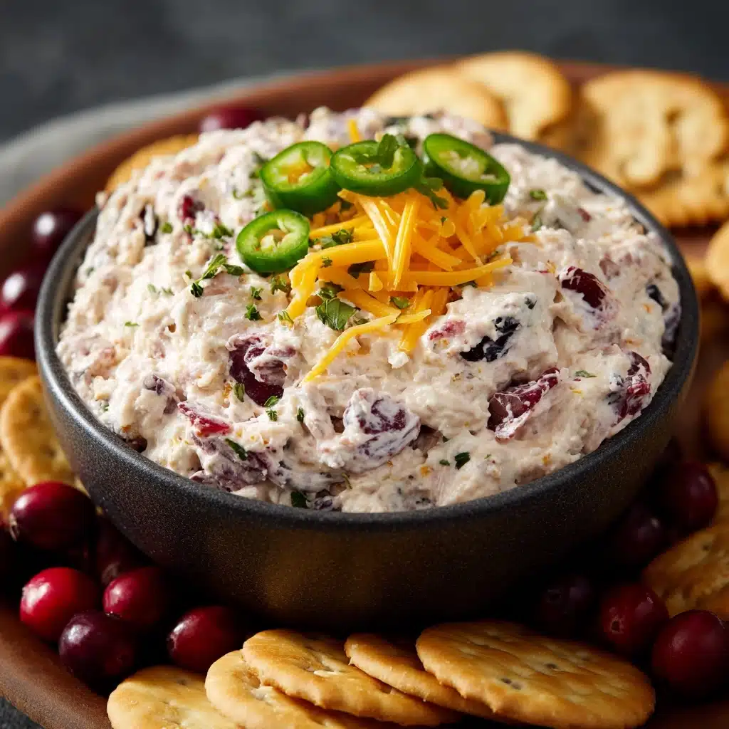 Holiday Cranberry Jalapeño Cream Cheese Dip Recipe - Recipe Image