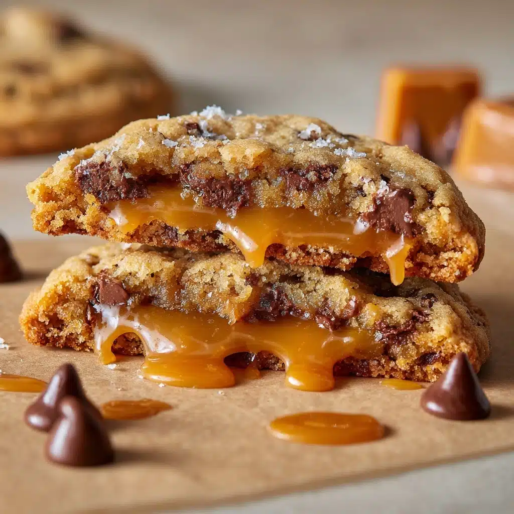 Caramel Chocolate Chip Cookies Recipe - Recipe Image