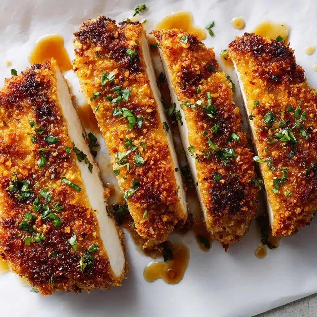 Baked Crunchy Hot Honey Chicken Recipe - Recipe Image