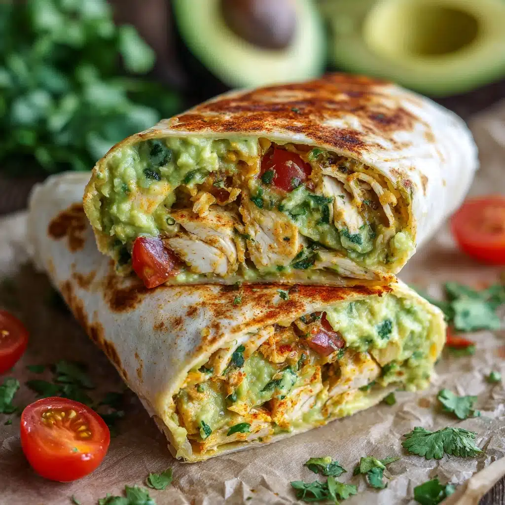 Quick & Easy Chicken Avocado Wrap Recipe