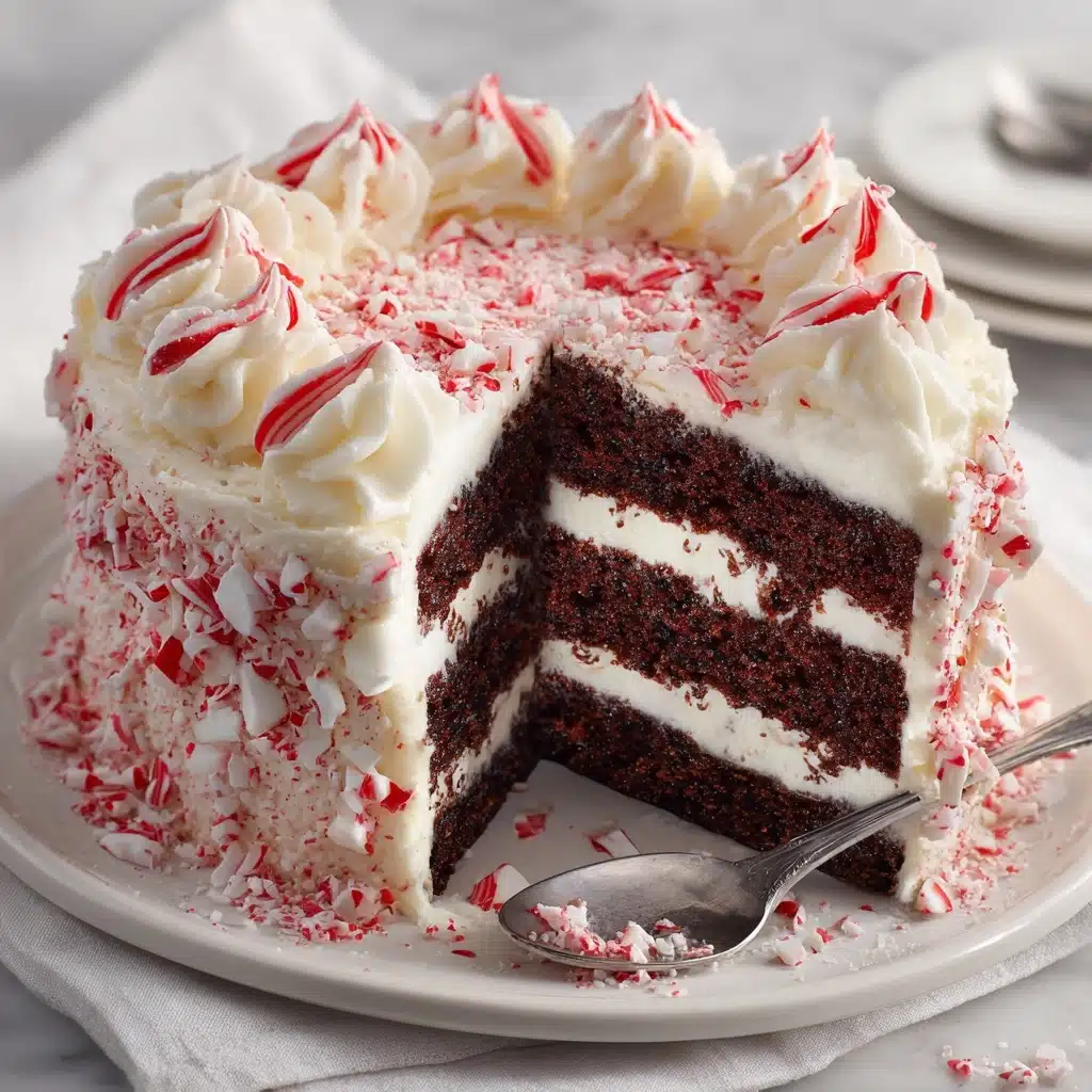 Festive Peppermint Cake Recipe
