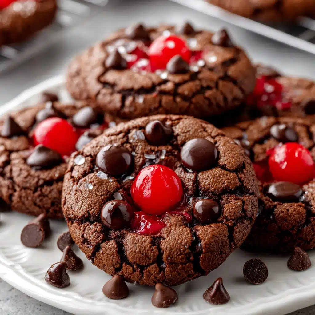 Chocolate and Cherry Lovers Cookies Recipe