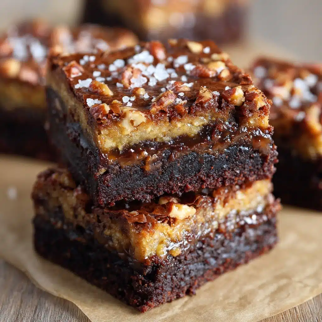 Gooey Pecan Pie Brownies Recipe - Recipe Image
