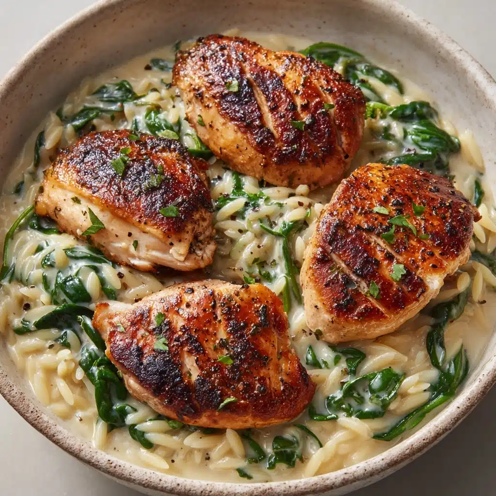 Boursin Orzo with Chicken Recipe